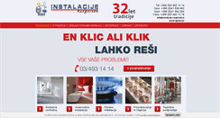 Desktop Screenshot of instalacije-razgorsek.si